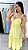 Vestido Longo Viscose Cloe Amarelo - Imagem 8