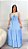 Vestido Longo Viscose Cloe Azul - Imagem 1