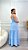 Vestido Longo Viscose Cloe Azul - Imagem 5