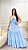 Vestido Longo Viscose Cloe Azul - Imagem 3