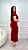 Vestido Canelado Premium Paloma Vermelho Cereja - Imagem 3
