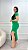 Vestido Canelado Premium Paloma Verde - Imagem 4