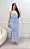 Vestido Tricot Rendado Jasmim Azul - Imagem 1