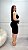 Vestido Canelado Premium Valentina Preto - Imagem 3