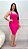Vestido Canelado Premium Valentina Rosa - Imagem 1