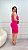 Vestido Canelado Premium Valentina Rosa - Imagem 2