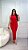 Vestido Midi Poliamida Premium Rafaela Vermelho - Imagem 4