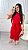 Vestido Midi Poliamida Premium Rafaela Vermelho - Imagem 2