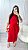 Vestido Midi Poliamida Premium Rafaela Vermelho - Imagem 6