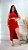 Vestido Canelado Premium Larissa Vermelho - Imagem 1