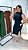 Vestido Canelado Muscle Tee Preto - Imagem 1