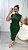 Vestido Canelado Mascle Tee Verde Militar - Imagem 1