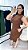 Vestido Canelado Mascle Tee Marrom - Imagem 2