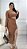 Vestido Canelado Premium Manga Longa Larissa Nude - Imagem 4