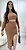 Vestido Canelado Premium Manga Longa Larissa Nude - Imagem 2