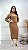 Conjunto Blusa e Saia Tricot Mousse Midi Serena Marrom - Imagem 1