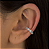 PIERCING FAKE CRAVEJADO COLORIDO BANHADO PRATA - Imagem 2