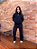 Pantalona Helena moletom preto fitness e casual - PORLE - Imagem 5
