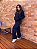 Pantalona Helena moletom preto fitness e casual - PORLE - Imagem 2