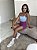 Top Amanda azul claro com alcinhas cruzadas em suplex de poliamida  – PORLE - Imagem 5