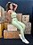Legging Duda verde oliva suplex microcanelado com recorte lateral - PORLE - Imagem 2