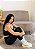 Legging Duda preta suplex microcanelado com recorte lateral - PORLE - Imagem 4