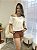 Blusa cropped canoa off white malha - PORLE - Imagem 1