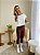 Blusa cropped canoa off white malha - PORLE - Imagem 3