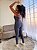 Legging empina bumbum grafite suplex de poliamida canelado - PORLE - Imagem 2