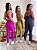 Legging empina bumbum fúcsia suplex de poliamida canelado - PORLE - Imagem 6