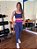 Legging Ariana Azul Marinho com roxo sem transparência - PORLE - Imagem 2