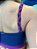 Top Ariana marinho com roxo Com Alça Tripla de Trança - Porle - Imagem 4