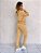 Jogger moletinho creme fitness e casual - PORLE - Imagem 3