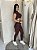 Legging Nicole marrom suplex de poliamida - PORLE - Imagem 4