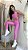 Legging Duda rosa chiclete suplex microcanelado com recorte lateral - PORLE - Imagem 2