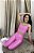 Legging Duda rosa chiclete suplex microcanelado com recorte lateral - PORLE - Imagem 4