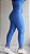Legging Íris azul turquesa canelada suplex de poliamida - PORLE - Imagem 1