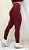 Legging Duda cherry suplex de poliamida canelado - PORLE - Imagem 1