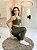 Legging Duda verde militar suplex de poliamida canelado - PORLE - Imagem 5