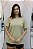 Camiseta gymrat oversized feminina areia fitness e casual - PORLE - Imagem 1