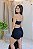 Short duplo preto poliamida com dryfit Porle - Imagem 4