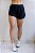 Short duplo preto poliamida com dryfit Porle - Imagem 1