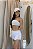 Short duplo off white poliamida com dryfit Porle - Imagem 5