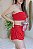 Short duplo vermelho poliamida com dryfit Porle - Imagem 4