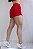 Short duplo vermelho poliamida com dryfit Porle - Imagem 1