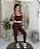 Legging basic marrom suplex de poliamida - PORLE - Imagem 2