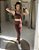 Legging basic marrom suplex de poliamida - PORLE - Imagem 5