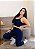 Legging Duda azul marinho suplex de poliamida canelado - PORLE - Imagem 4