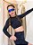 Cropped manga longa preto dryfit com proteção UV50+  – PORLE - Imagem 4