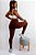 Legging Urban empina bumbum marrom suplex de poliamida - PORLE - Imagem 6